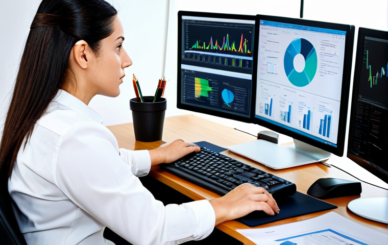 비즈니스 애널리스트 이직 준비 과정 - Business Analytics Presentation**

A professional woman in a modest business suit, giving a presenta...