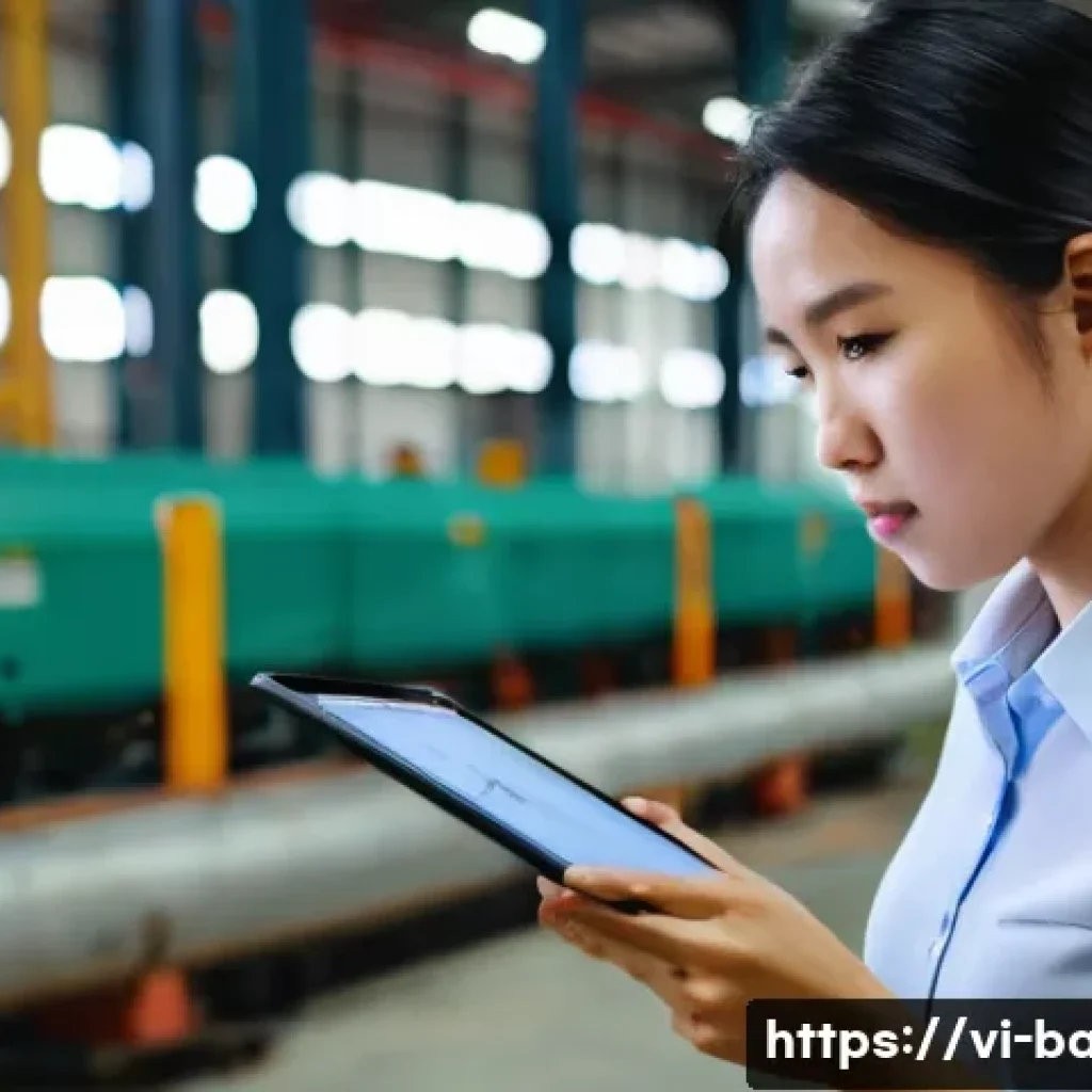 비즈니스 애널리스트 실무 팁 - **Prompt:** A dynamic, high-angle shot of a young Vietnamese female Business Analyst, dressed in sma...